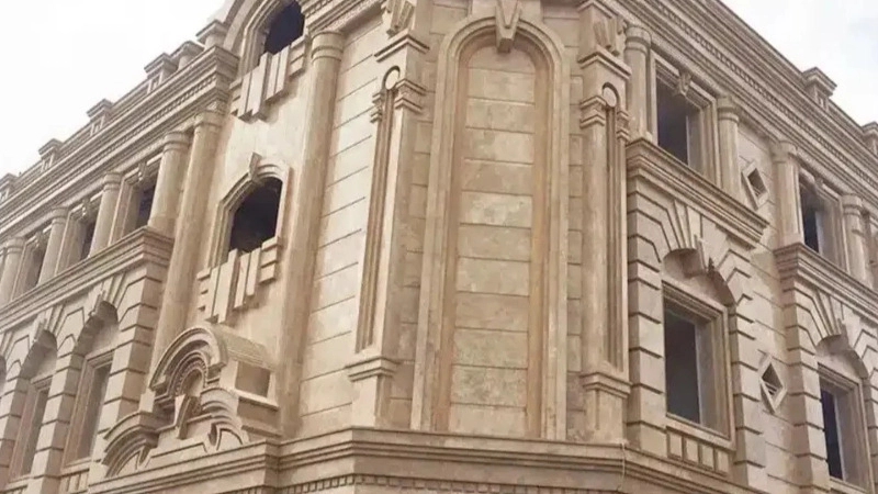 Sengtop Art Academy, production design and implementation of Roman facade in Mashhad
