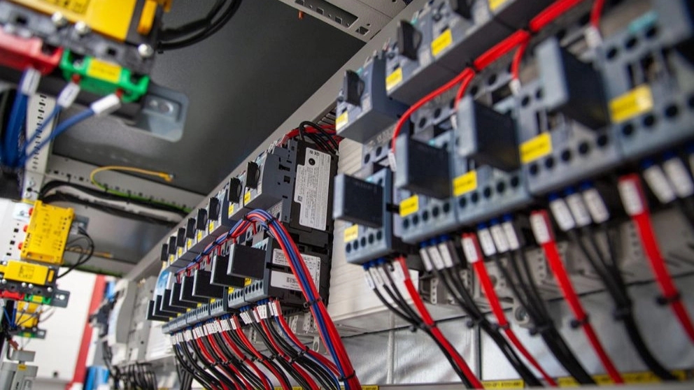 Components of industrial switchboard