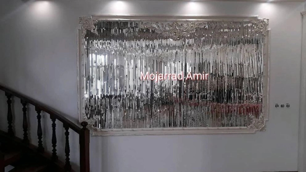 Mirror work by Amir Magdar, modern and decorative, antique and traditional mirror works in the city of Ray