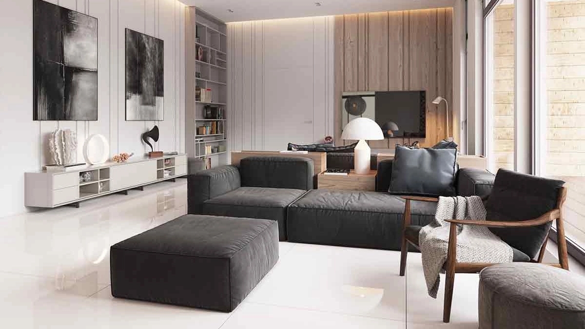 A variety of interior decoration styles