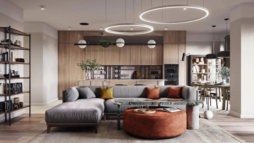 Interior decoration of houses
