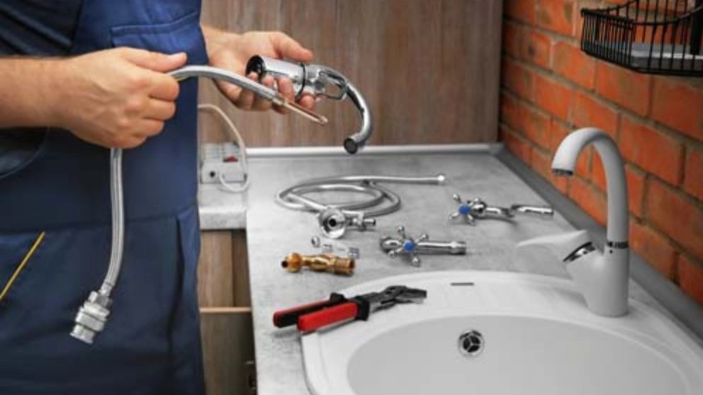 What is the cause of the faucet being dirty and how can it be fixed?