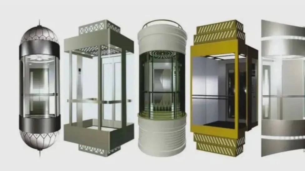 Types of Lotus elevator cabins in Shahriar, Tehran