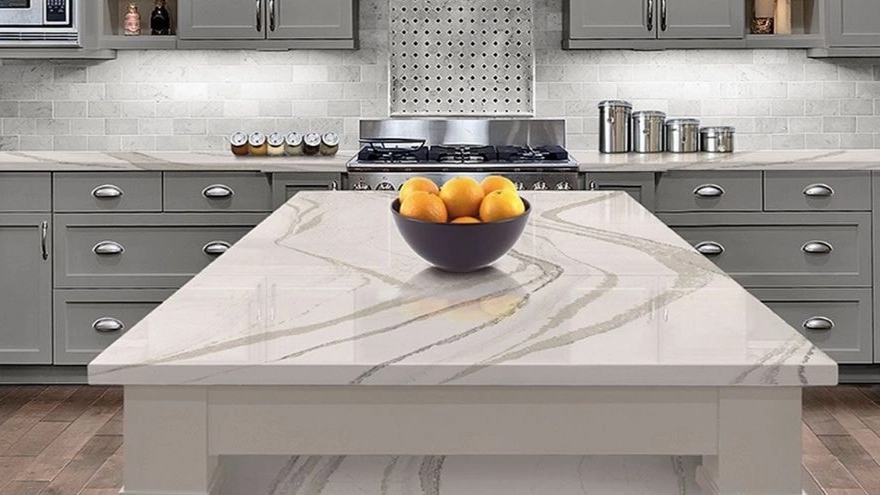 Implementation of quartz stone by Tehran Mak