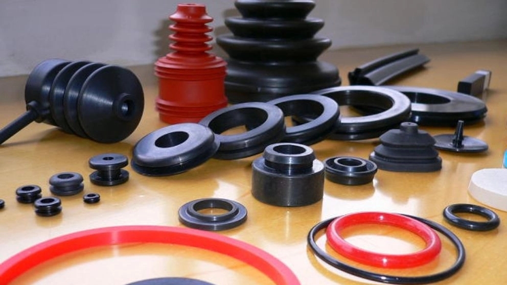 What are rubber parts?
