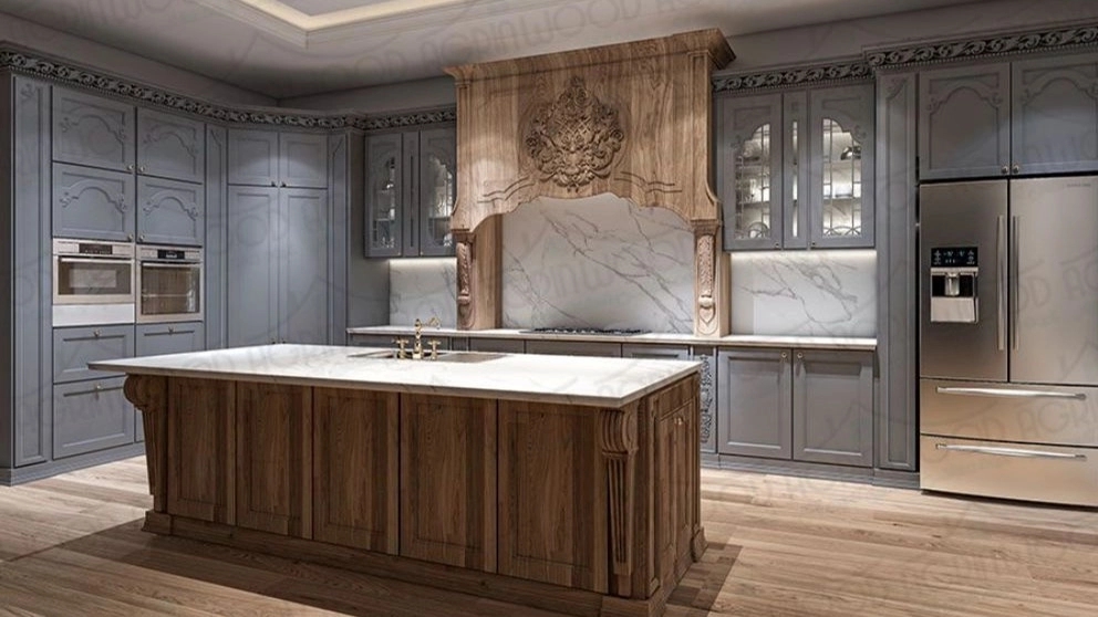 Kitchen cabinet decoration in Tehran