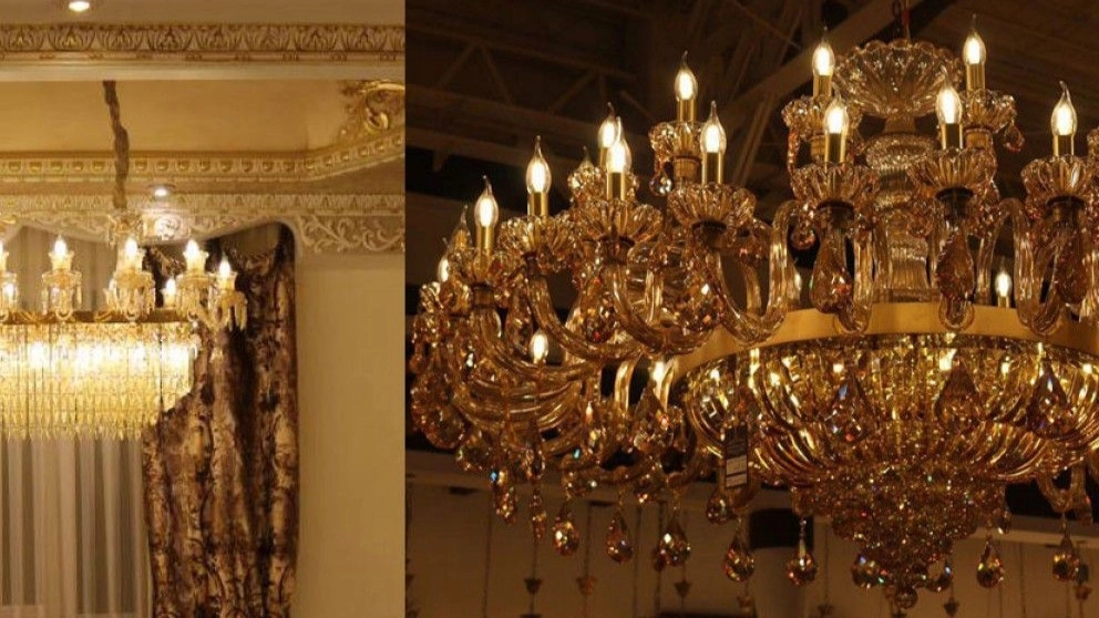 What are the characteristics of the best chandelier for reception?