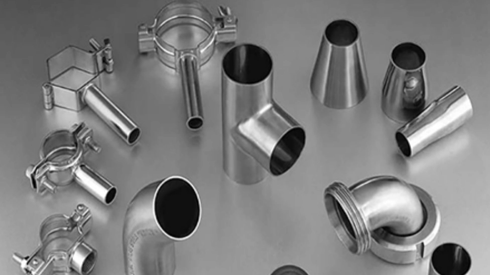 All types of pipes and fittings
