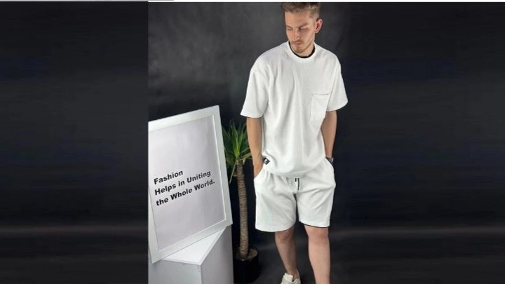 Stylish sports men's clothing plus