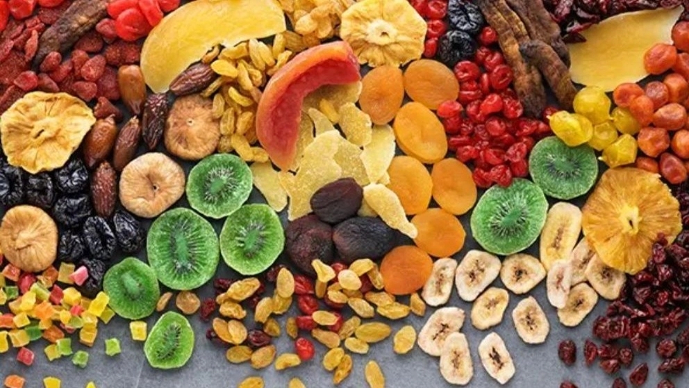 Properties of dried fruit