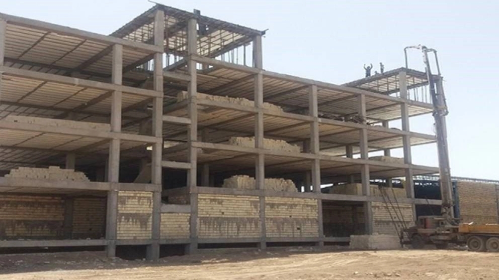 Hamidzadeh concrete skeleton, executive group of concrete structures in Shemiranat, Tehran