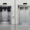 Royal Ro System, the manufacturer of elevator cabin doors on the central floor in Siahseng, Tehran