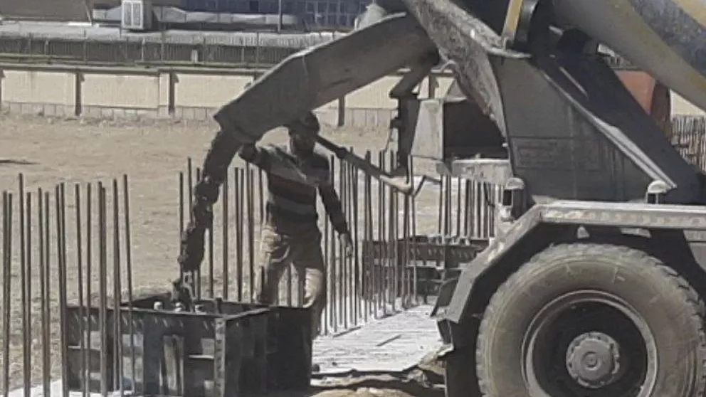 Pedestal concreting