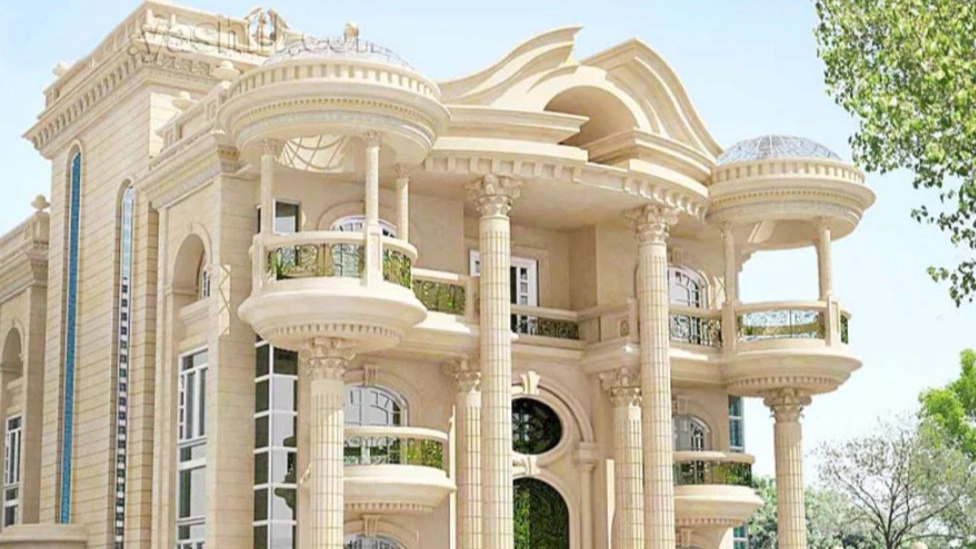 Influential factors in choosing the classic facade of the building, stone or cement