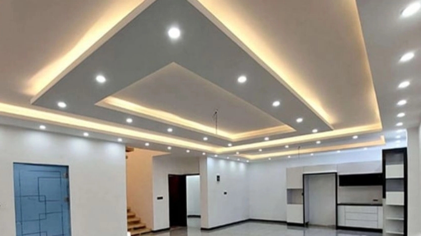 Persimmon decoration, design and execution of parquet cabinet in Tehran