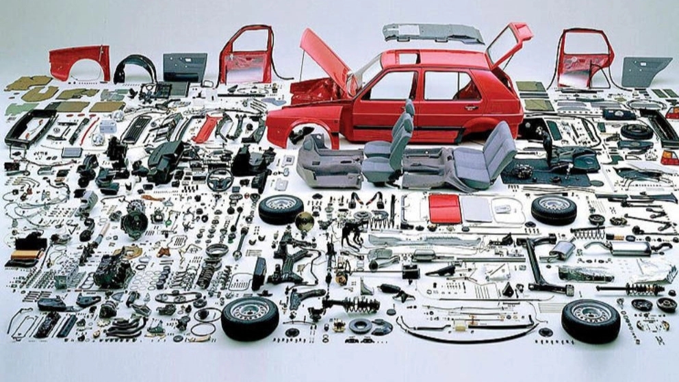 List of auto spare parts for the shop