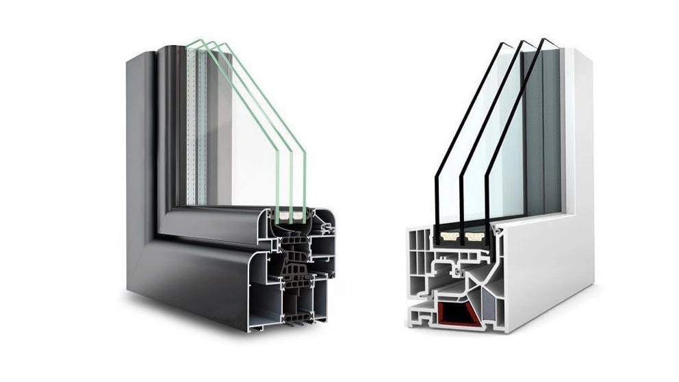 Azar Vinco store, wholesale aluminum and upvc profiles in Tehran