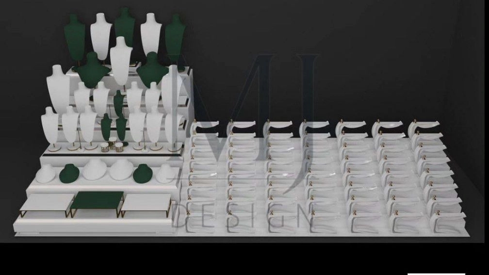 مهرتالي عرايا، تصميم وتنفيذ ديكورات محلات الذهب في كرج
