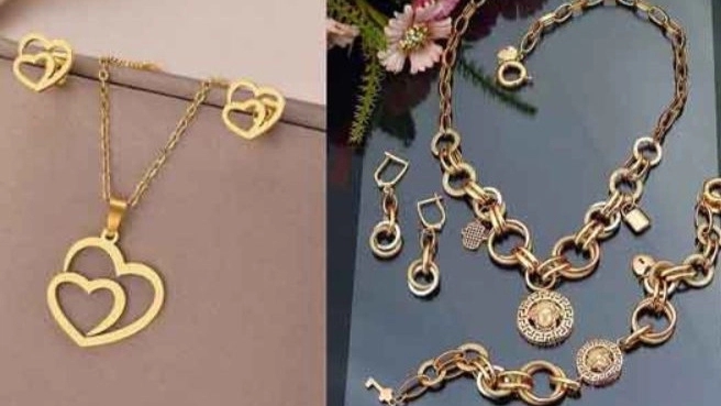 Golden gold, sale of half-set gold service and bracelets in Shiraz