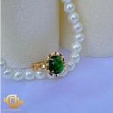 Daya jewelry, emerald and agate ring in Shiraz