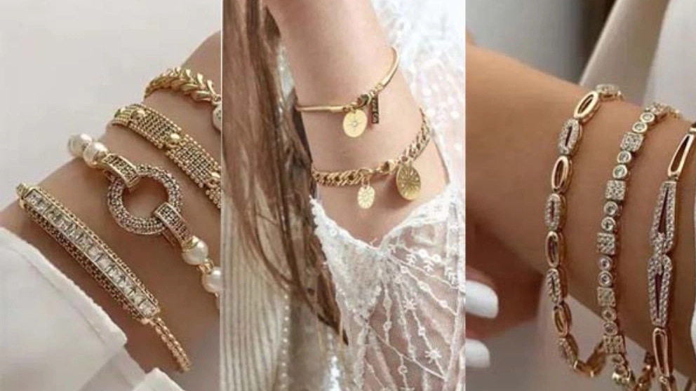 Nejati Gold Gallery, gold service and half a ring set in Rasht Gilan