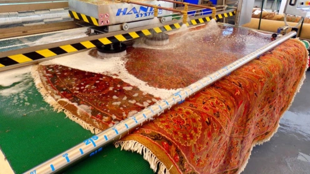 On-site carpet cleaning