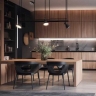 Woodland cabinet and decoration in Tehran