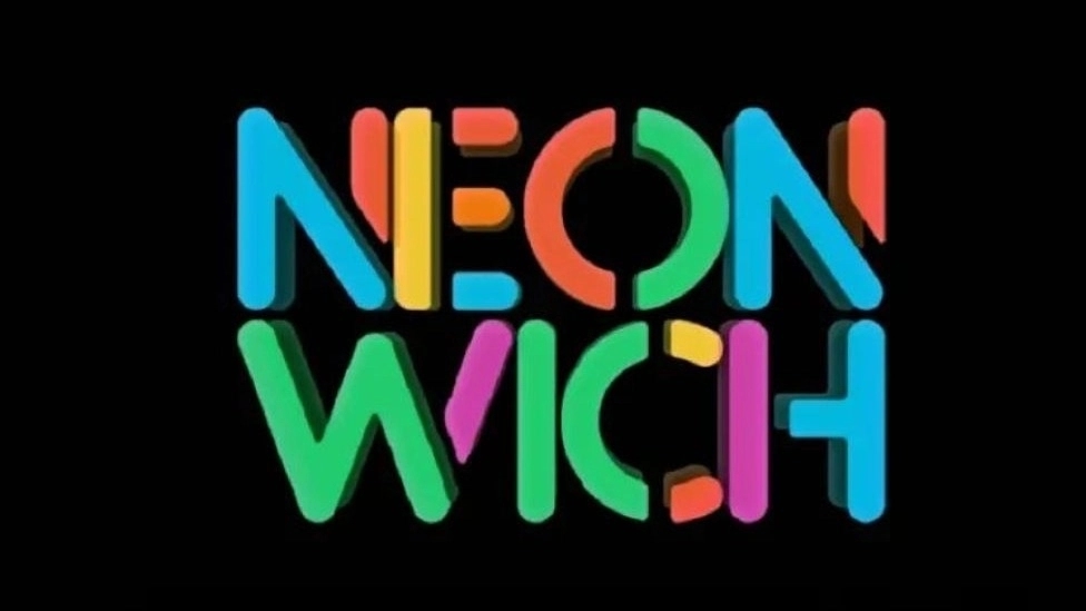 Witch Center neon signs, design and construction of advertising and environmental signs in Qazvin