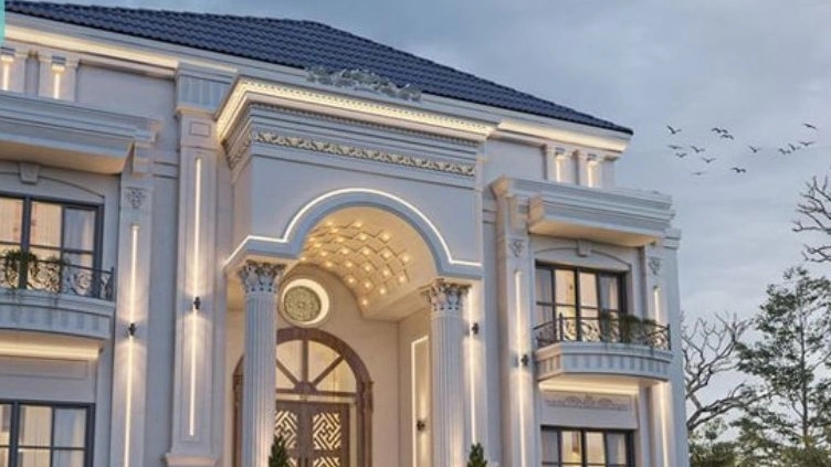 Khanlou construction group, facade cementing and Roman facade in Islamshahr, Tehran