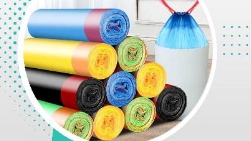 All kinds of plastic waste
