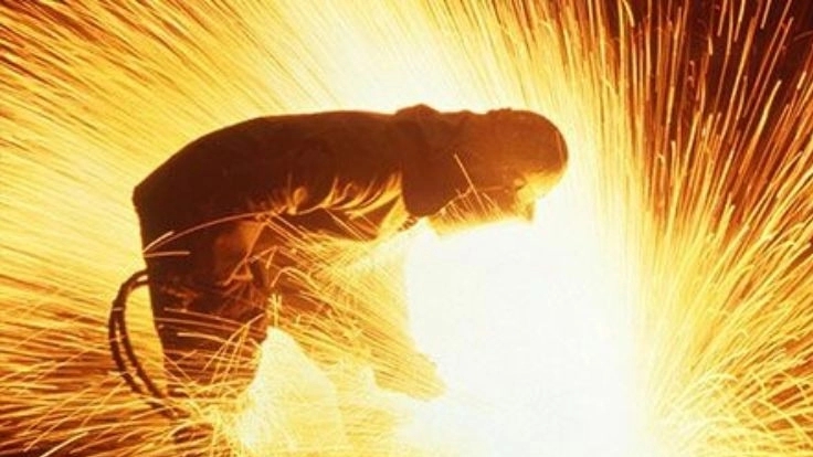 Construction metal frame welding