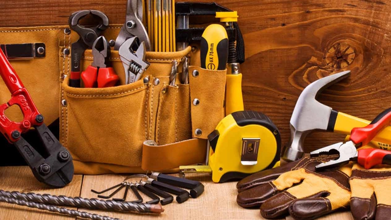 All kinds of construction tools