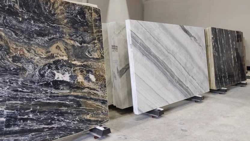 Familiarity with types of stone slabs