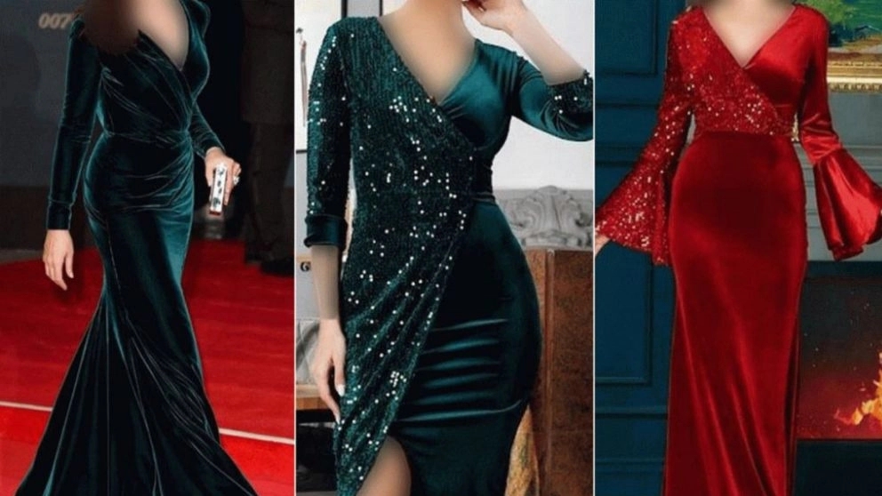 Velvet fabric is a special fabric for formal dresses