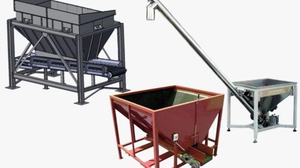 What is a hopper and what is its application in the industry?