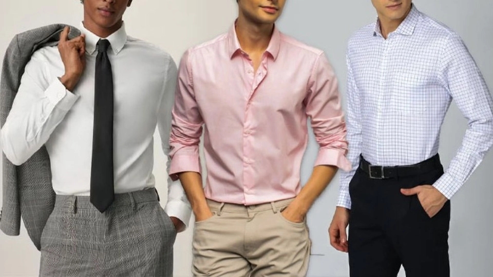 9 models of men's shirts