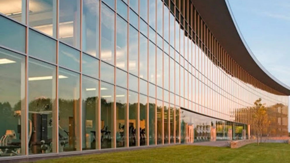 What is a curtain wall view?