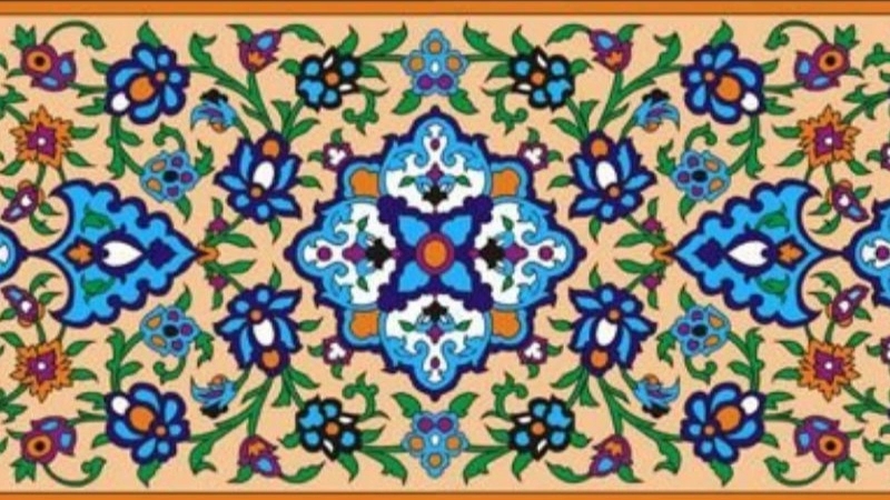 Parsian Decor workshop, production of seven color tiles in Shiraz, Fars
