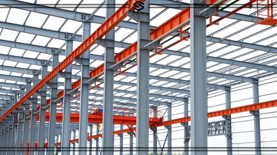 Sepidsazeh Shahvar Company, installation of metal parts of bolt and nut structures in Shahrood