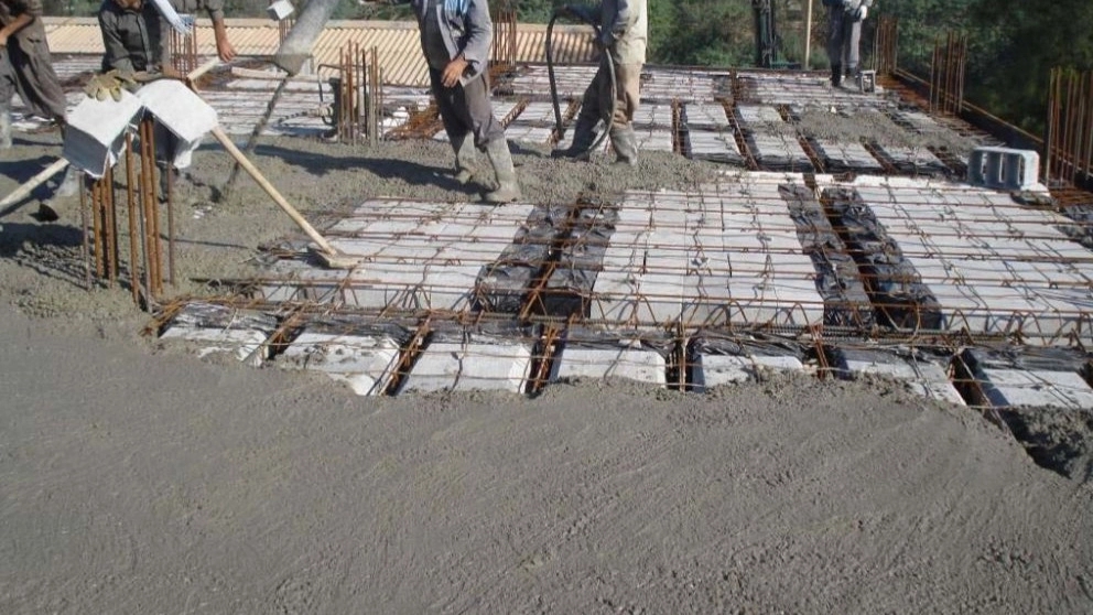 Project 01 concrete spreader is successful
