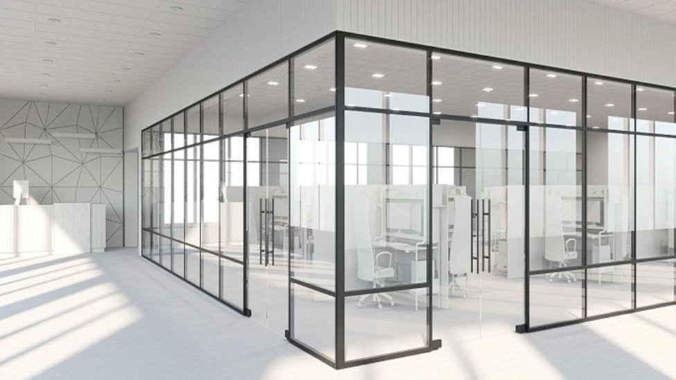 Implementation of glass partition with Lakobel glass
