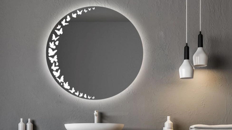 Backlit mirror in Sobhani mirror world