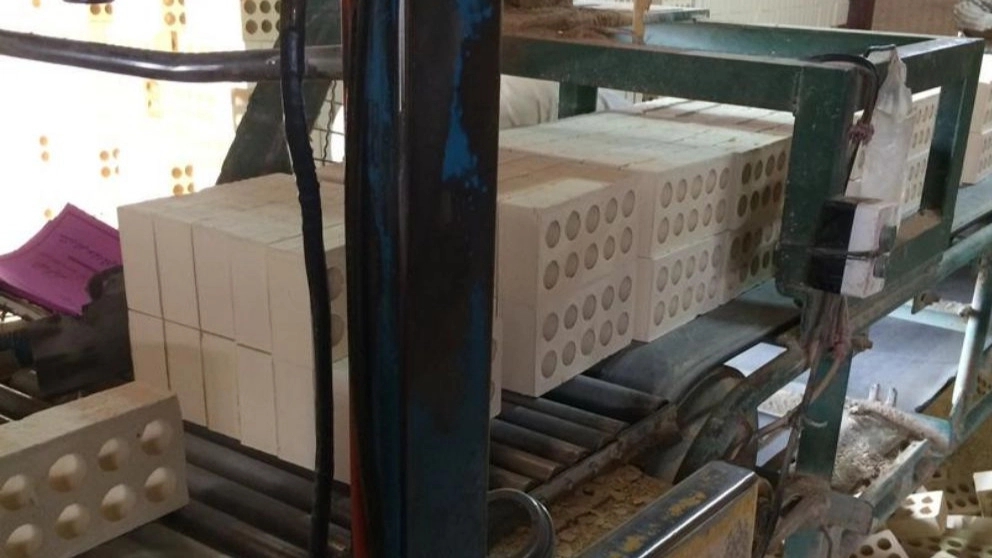 Ten hole brick production line Salar Sazeh Yazd
