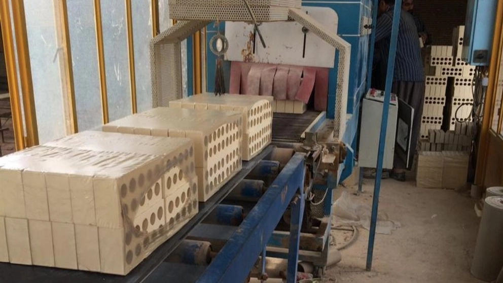 Ten hole brick production line Salar Sazeh Yazd