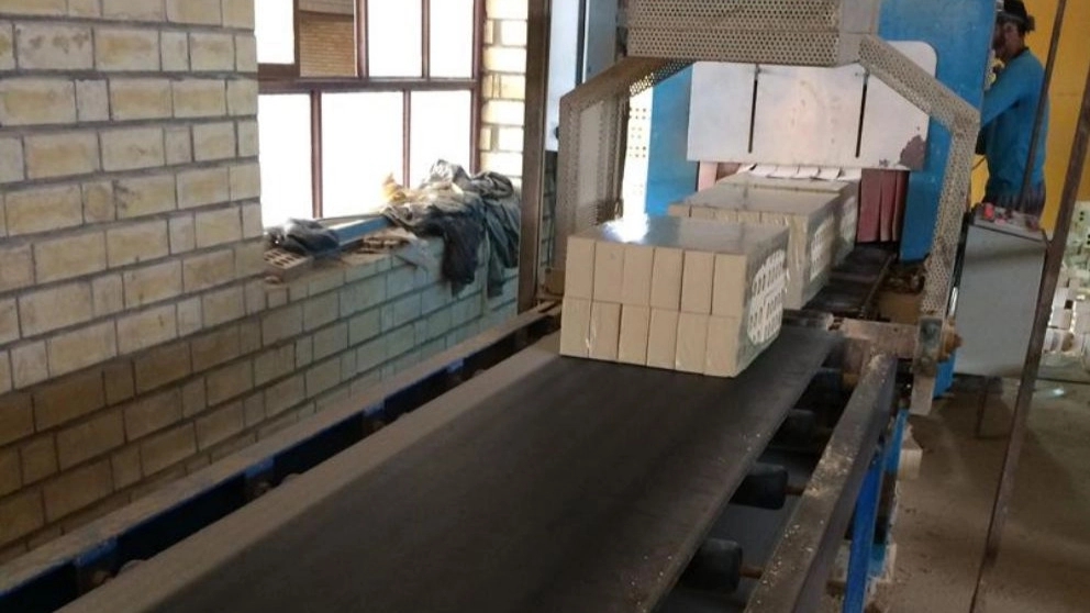 Ten hole brick production line Salar Sazeh Yazd