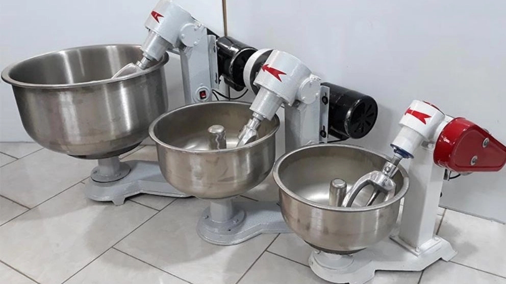Types of kneading machines