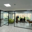 Rahmani partition, implementation and installation of double-glazed glass partition in Tehran Pars