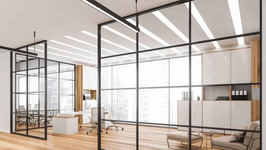 Rahmani partition, implementation and installation of double-glazed glass partition in Tehran Pars