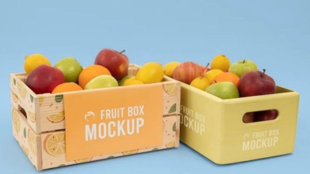 Production of cartons of fruits and vegetables
