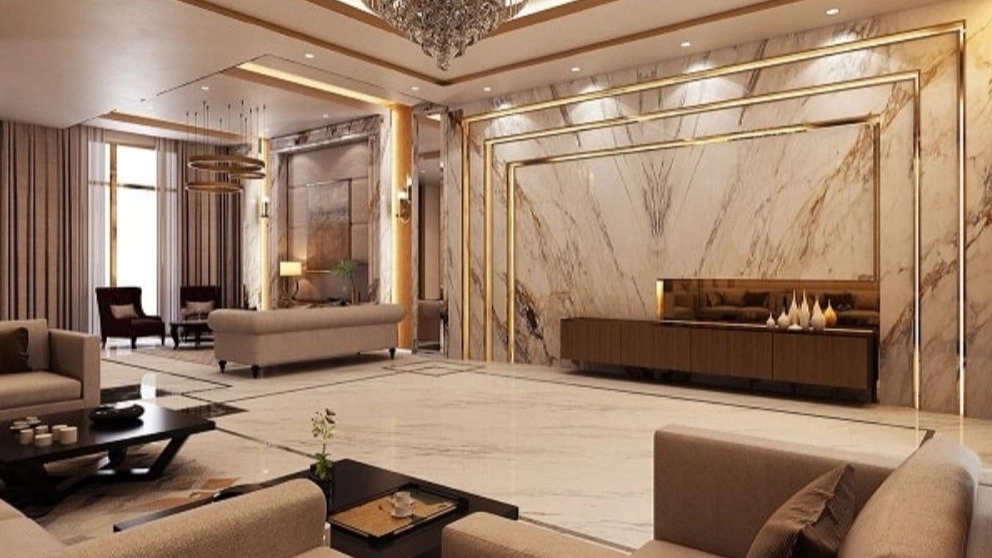 Interior design of modern villas